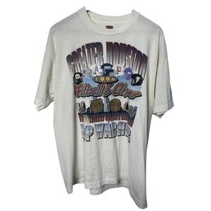 VTG 1996 Greater Houston Football Cheer McDonald's Operators Men XL T-Shirt